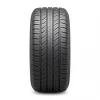 INVICTA STREETFOX street radial seen head-on, showing four straight circumferential grooves cutting five continuous ribs across a flat low-profile tread face with no lugs